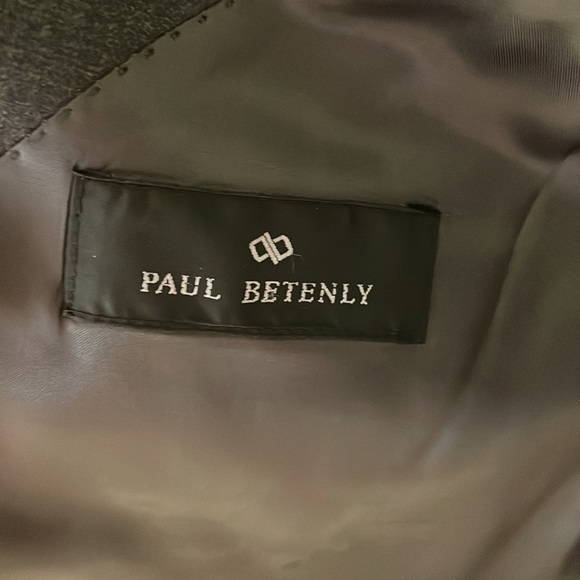 Paul Betenly Thomas Classic Fit Charcoal Suit Jacket - Picture 3 of 8